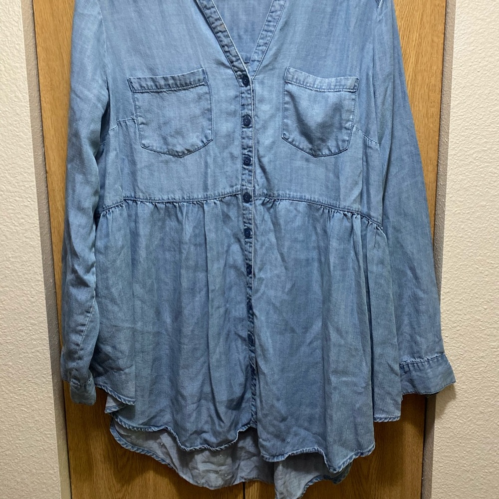 Chambray tunic